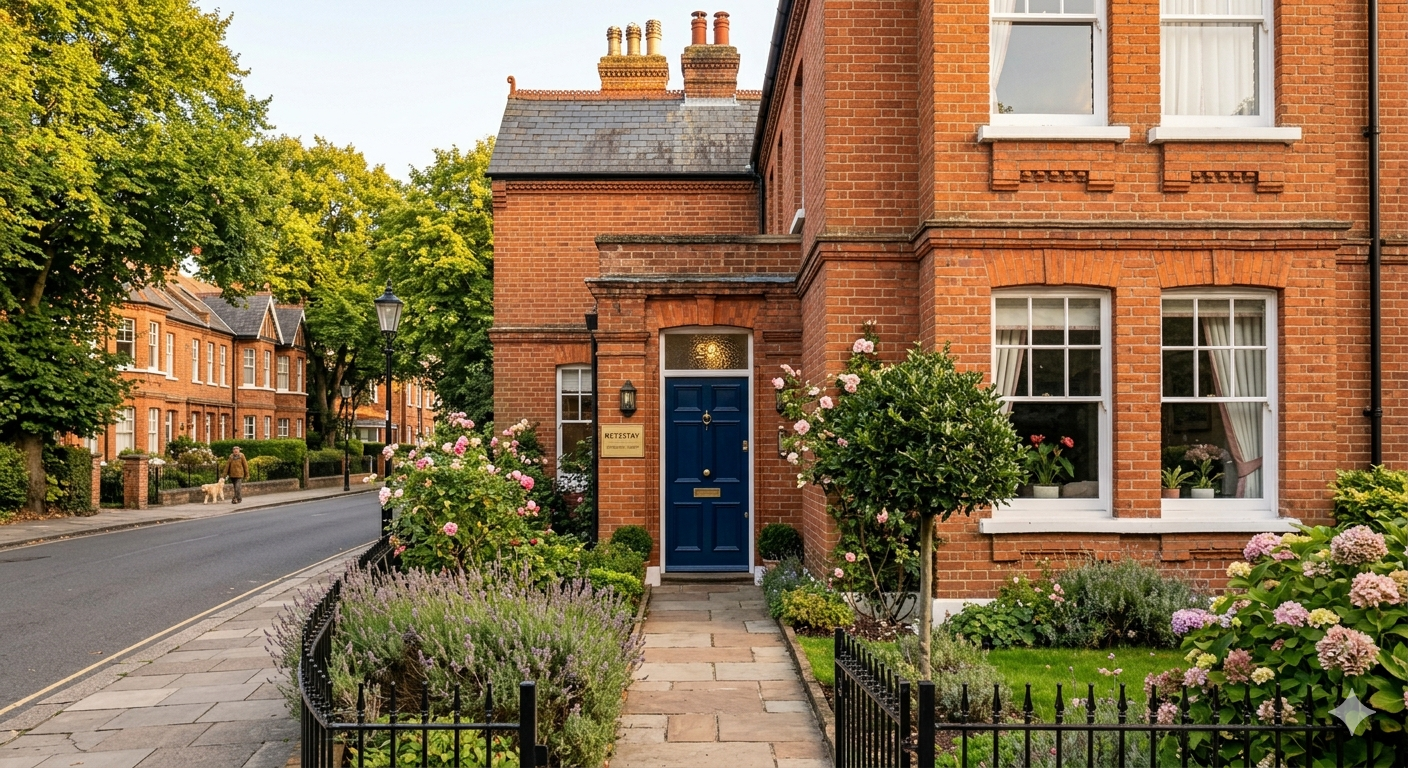 Well-maintained London terraced property managed by Key2Stay Property Management